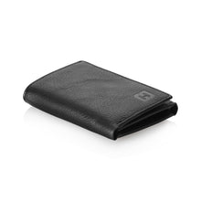 Load image into Gallery viewer, Black Trifold Wallet - Men&#39;s Slim Minimalist Money Holder - 12+ Credit Cards, 15+ Cash Bills Capacity - Heavy Duty, Stylish Storage with RFID Blocking Protection