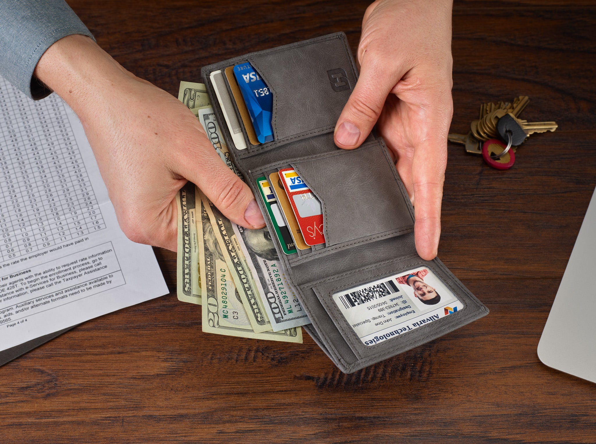 Trifold Card Wallet –